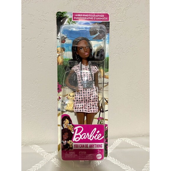 Mattel Barbie You Can Be Anything Doll Pet Photographer New - Picture 2 of 6